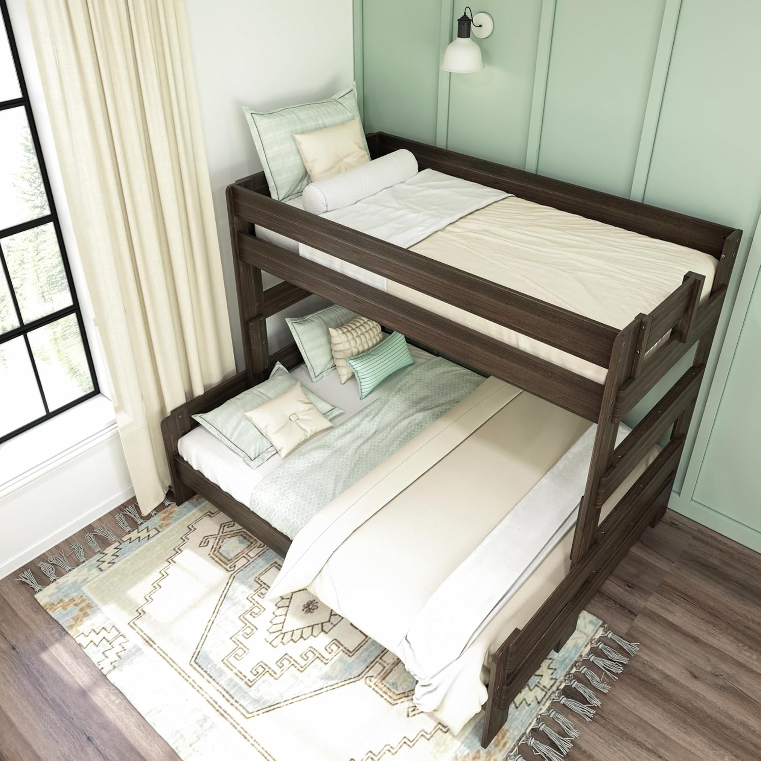 Farmhouse Twin XL Over Queen Bunk Bed view 5