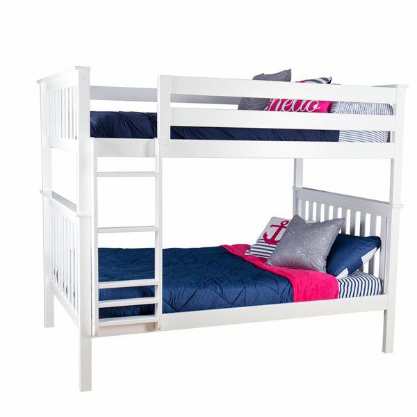Solid Wood Full Over Full Bunk Bed view 3