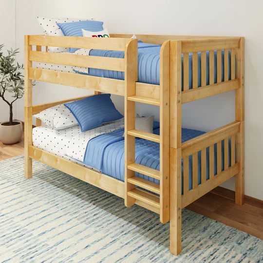 Premium Solid Wood Twin Bunk Bed with Ladder view 5