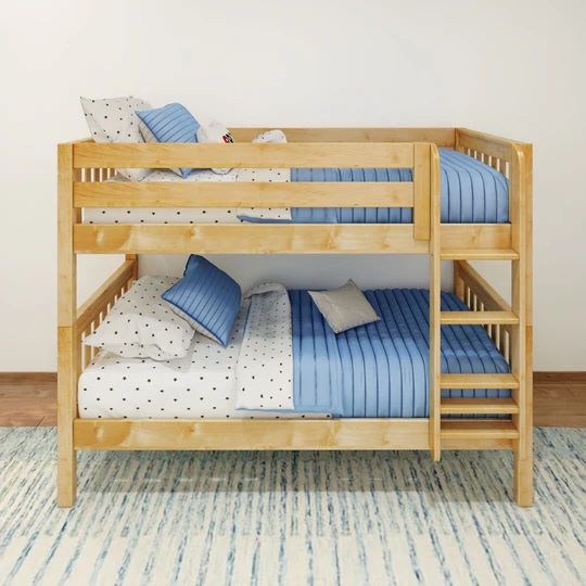 Premium Solid Wood Twin Bunk Bed with Ladder