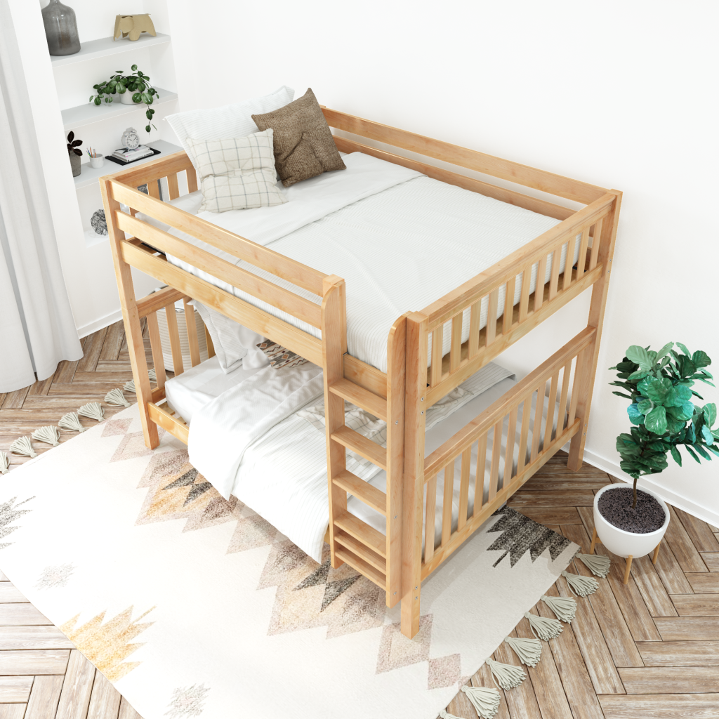 Premium Queen High Bunk Bed with Ladder