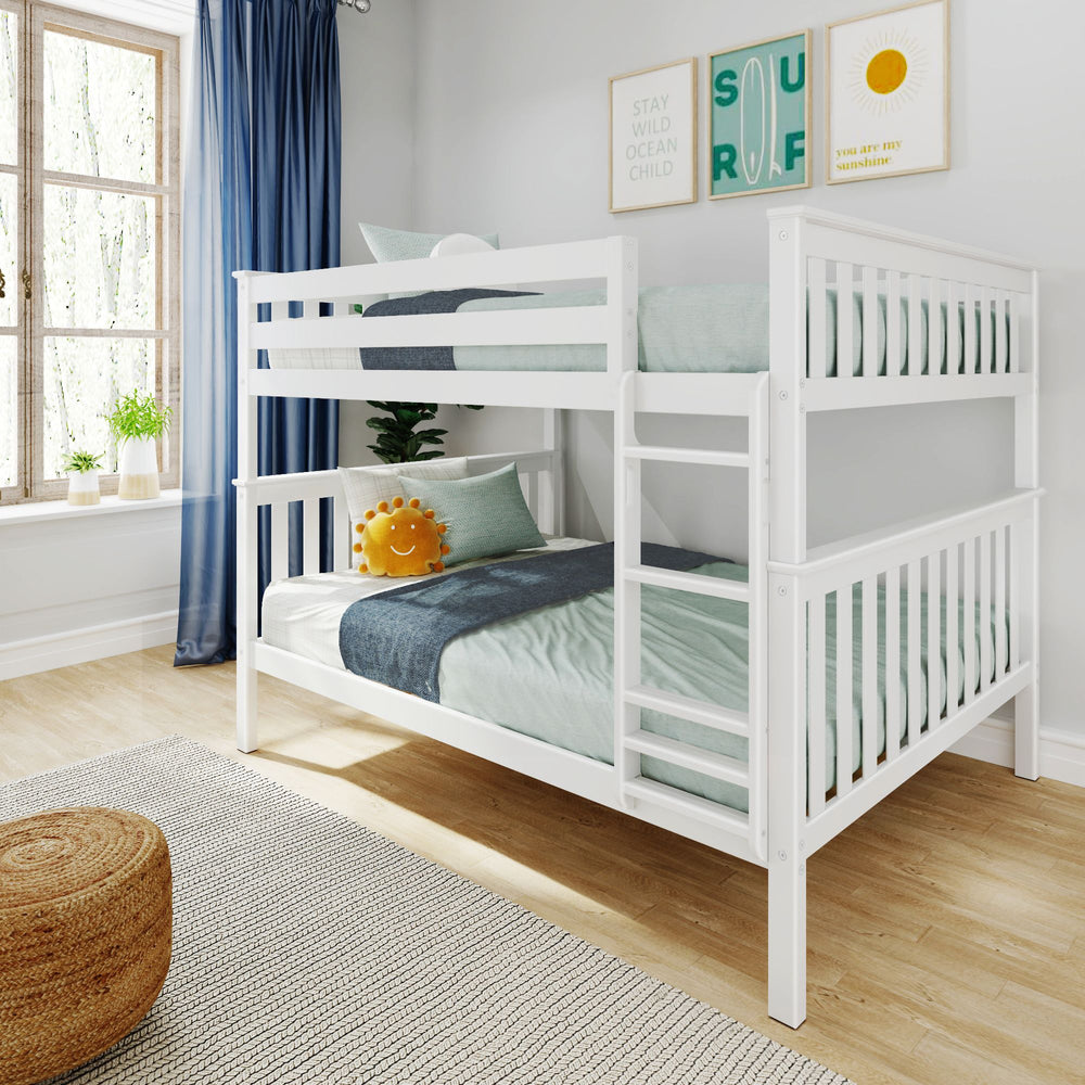 Solid Wood Queen Over Queen Bunk Bed